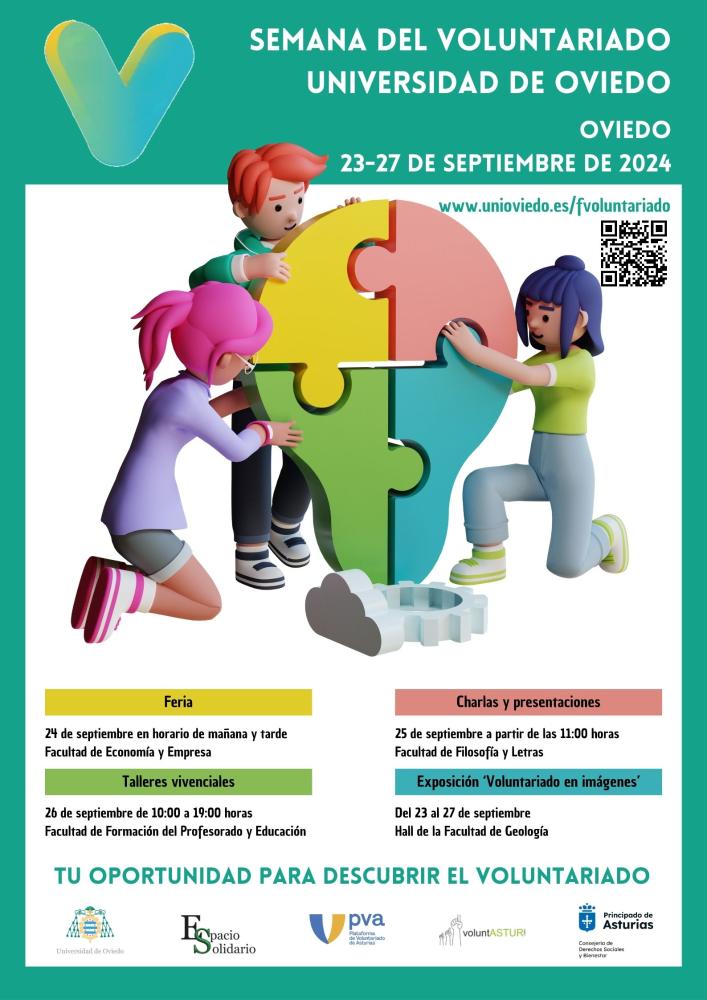 Imagen La Semana del Voluntariado de la Universidad de Oviedo reúne a una treintena de entidades del tercer sector en su doble cita en Oviedo y Gijón