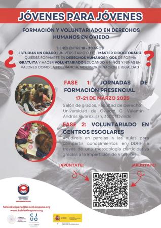 Imagen Jóvenes para jóvenes. Formación y voluntariado en derechos humanos
